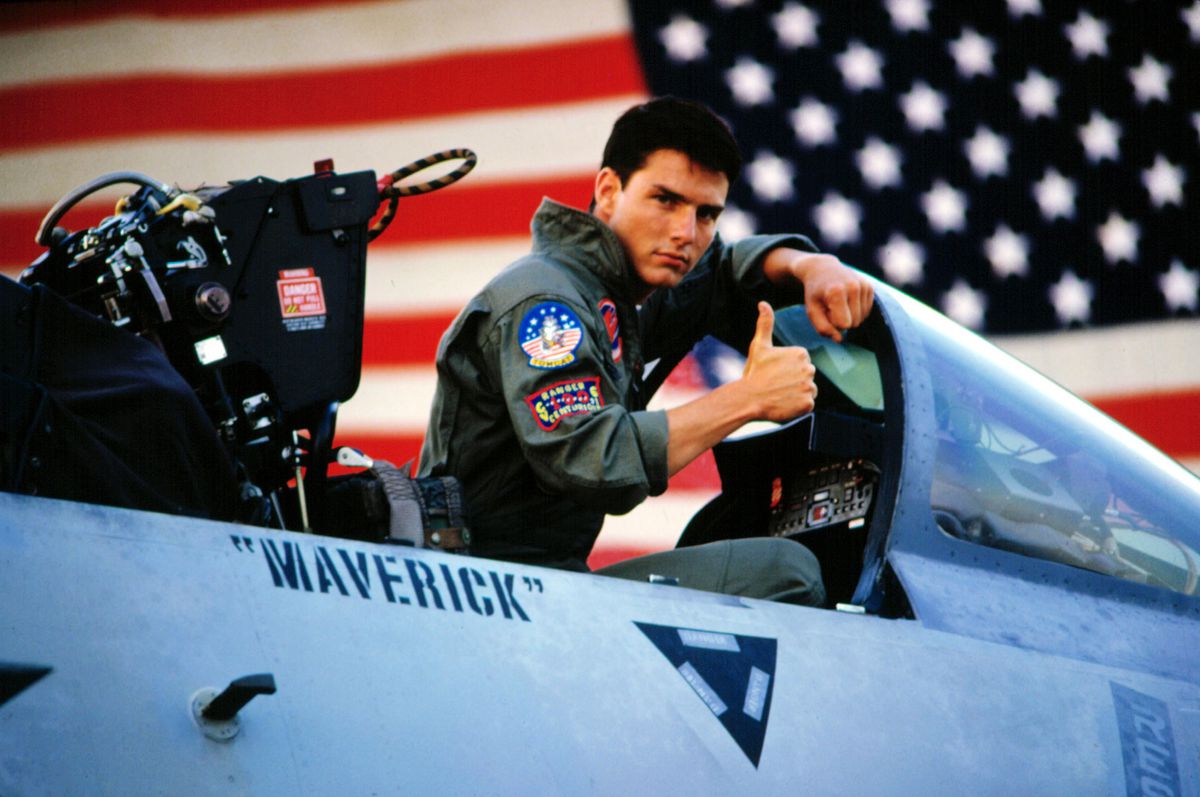 TOP GUN, Tom Cruise, 1986"