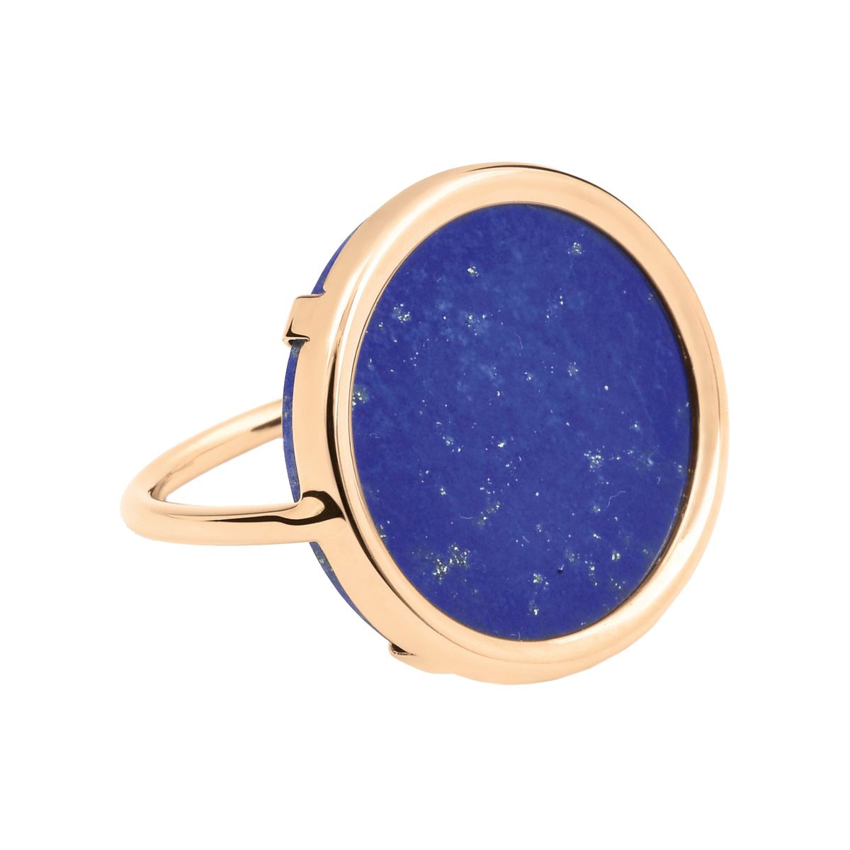 Lapis and Rose Gold Signet Ring