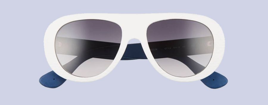 Rio 54mm Gradient Lenses Aviator Sunglasses