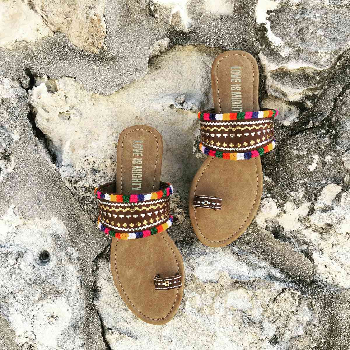 Shahana Tribal Embroidered Sandal