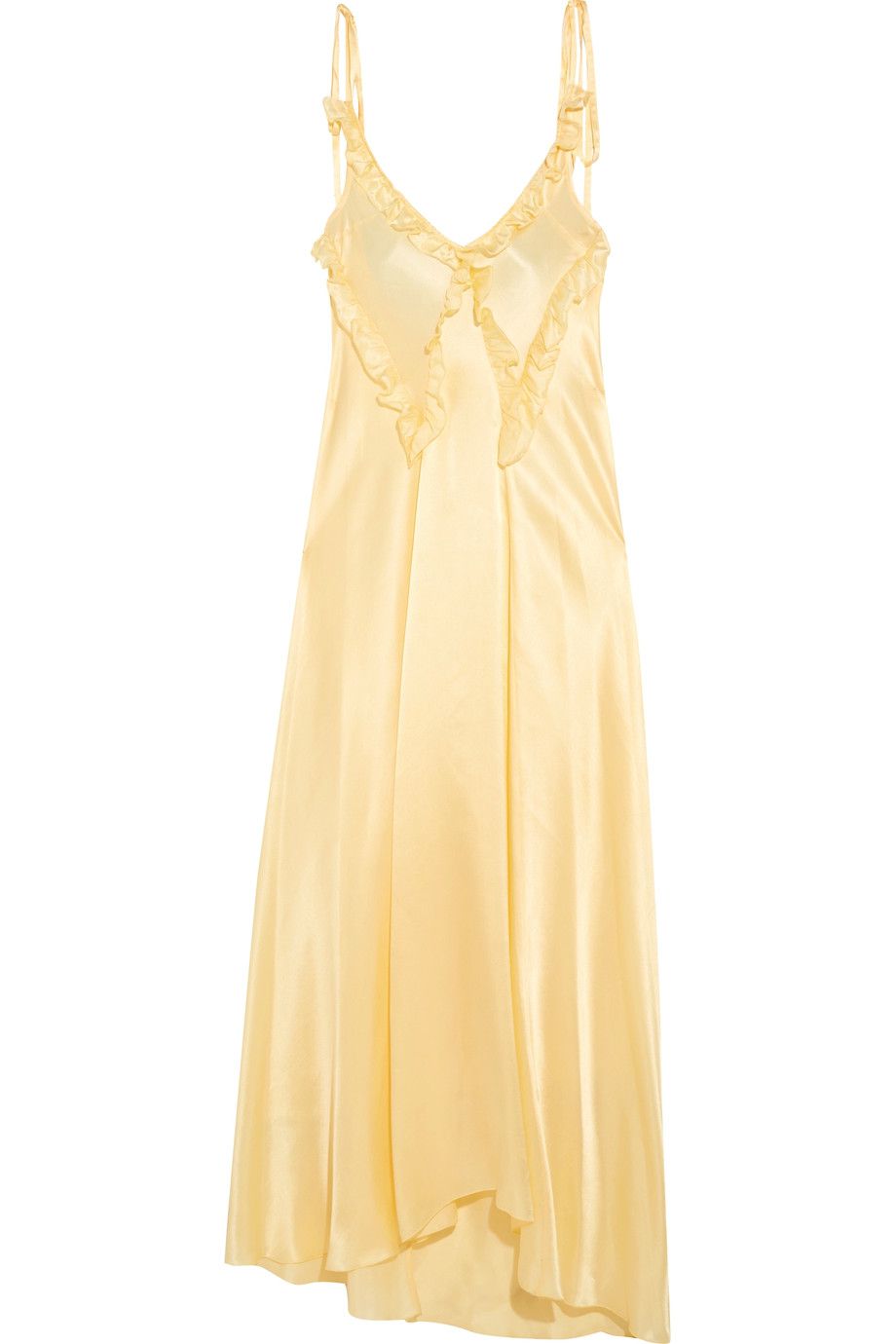 FRILLY YELLOW DRESS