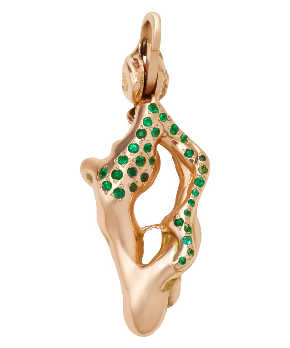Abstract Charm With Gemfields Emeralds