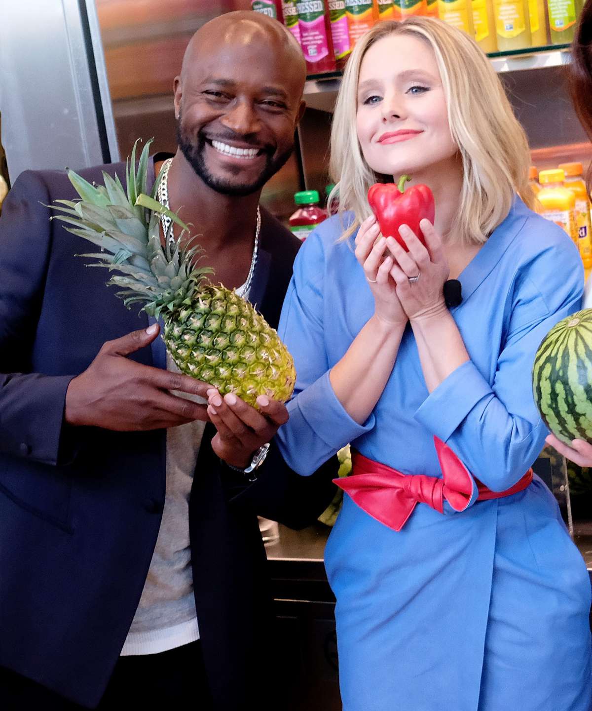 Taye Diggs and Kristen Bell 