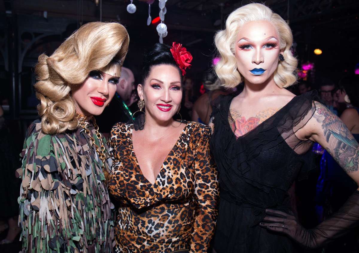 Jodie Harsh, Michelle Visage, and Miss Fame 