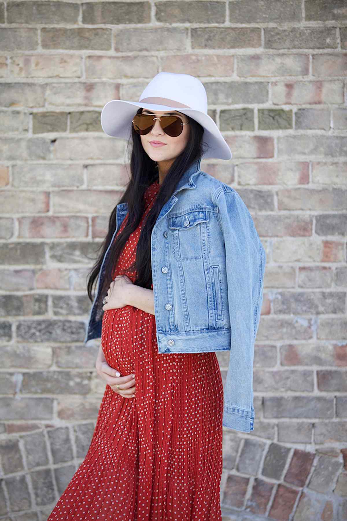 Don’t forget to layer with non-maternity pieces you already have