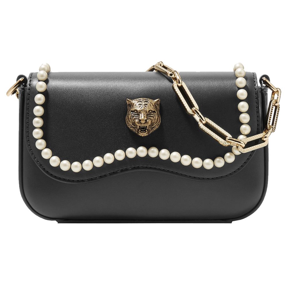 Short-strap Pearl Embellished bag