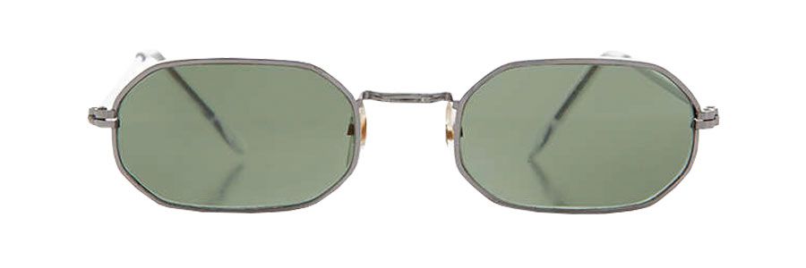 Narrow Hexigon Framed Sunglasses