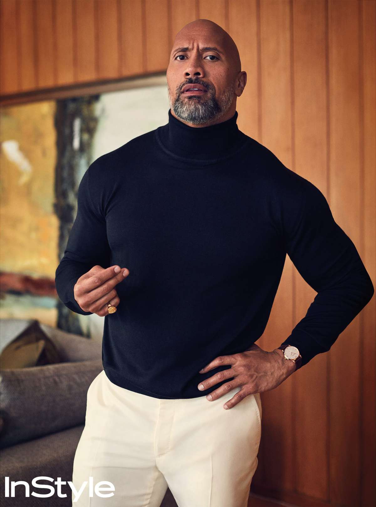 InStyle January - The Rock