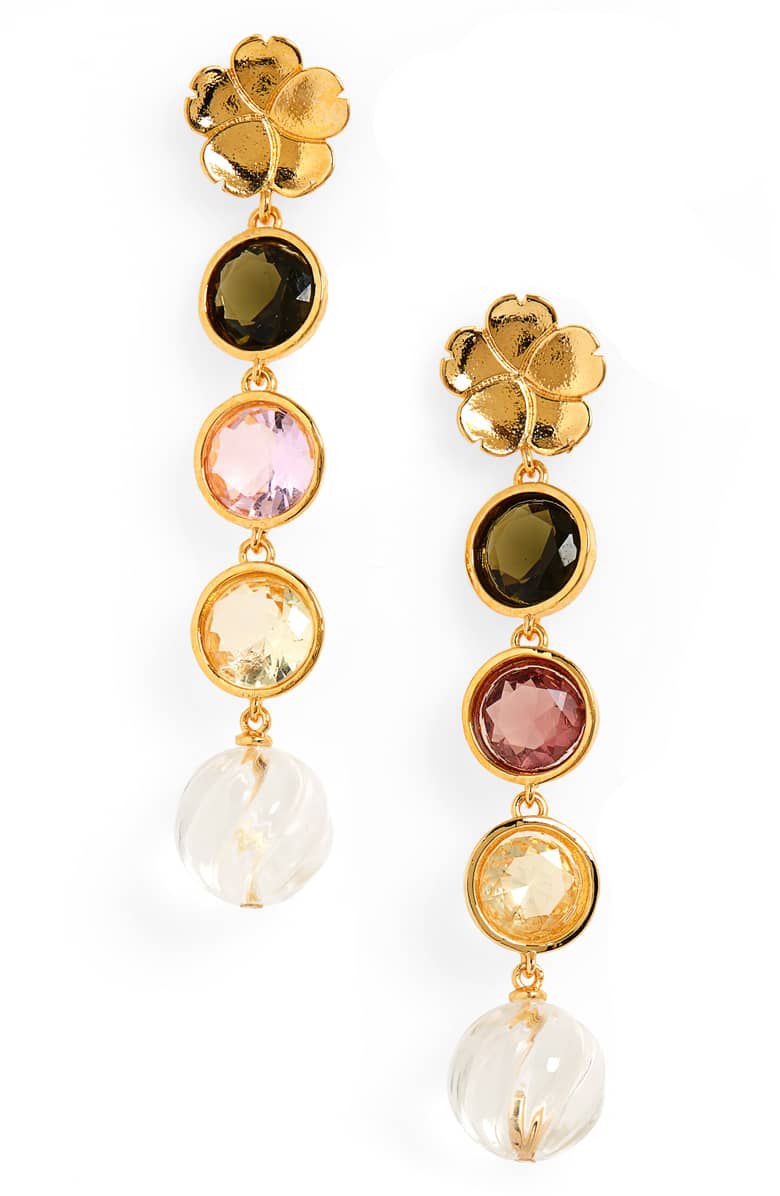 Lizzie Fortunato Floral Earrings
