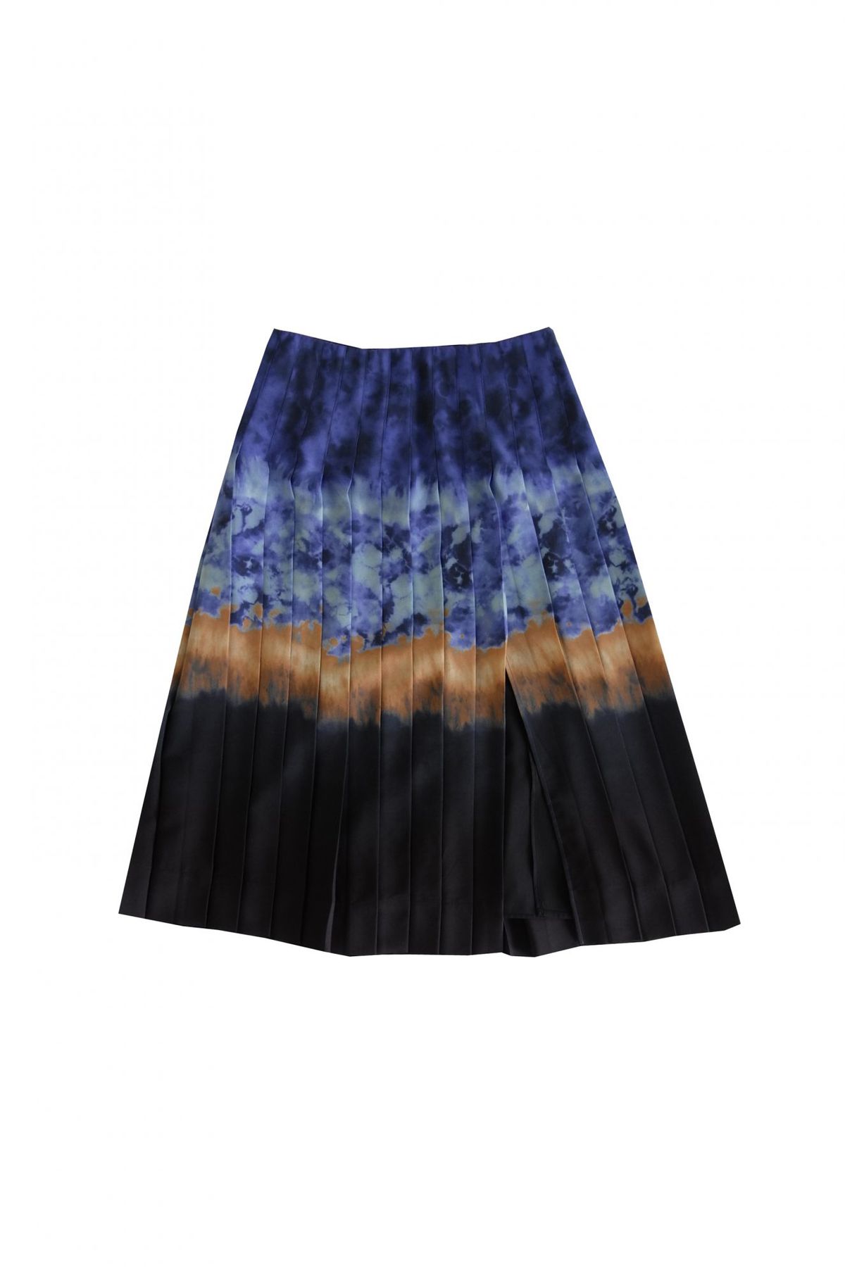 Zurina Pleated Tie-Dyed Skirt