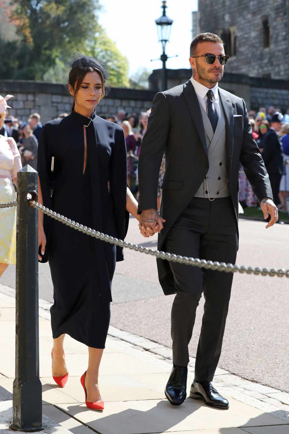 Victoria and David Beckham Arrive 