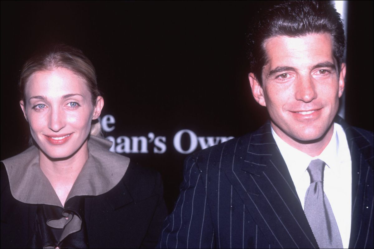 JFK Jr and wife Carolyn arrive for Awards Event