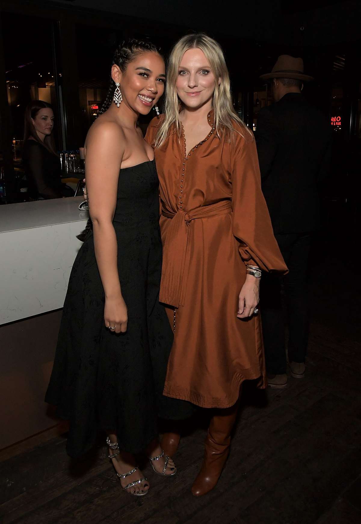 Alexandra Shipp and Editor in Chief of InStyle Laura Brown