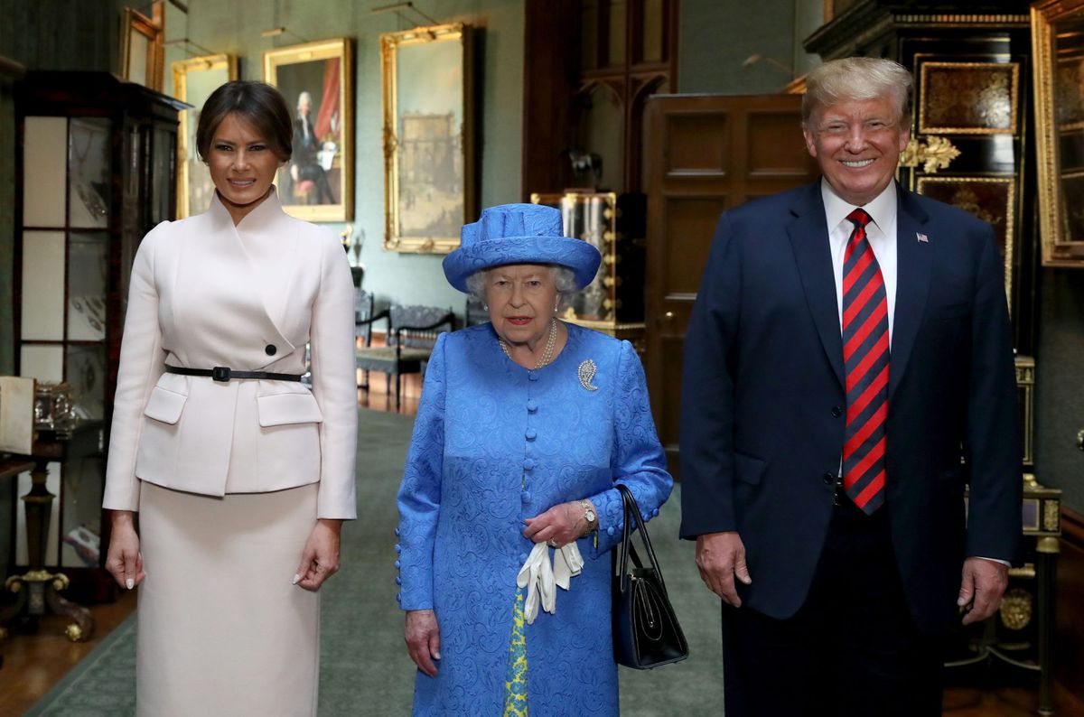 Donald Melania Trump, Queen Elizabeth