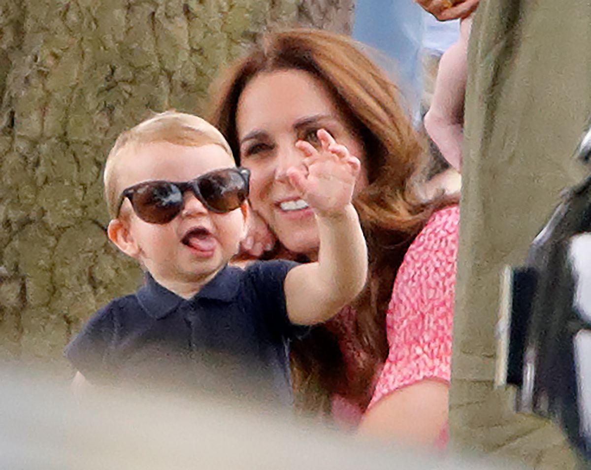 Prince Louis Had a Great Time Hamming it Up at the Polo Match