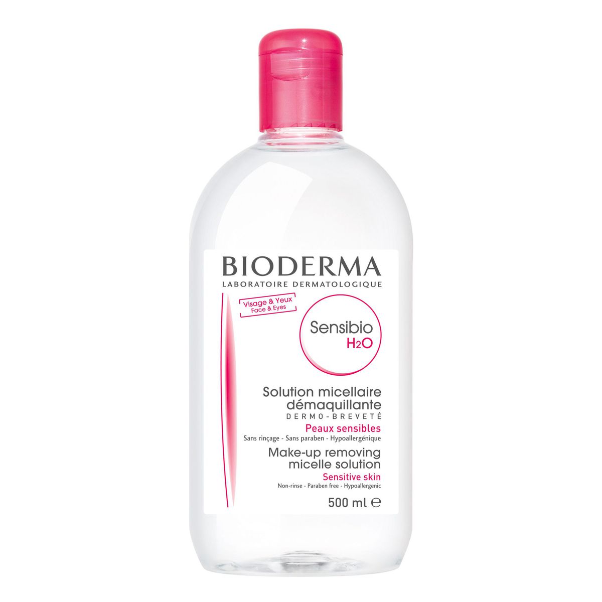 Bioderma Sensibio H2O Soothing Micellar Cleansing Water and Makeup Removing Solution for Sensitive Skin