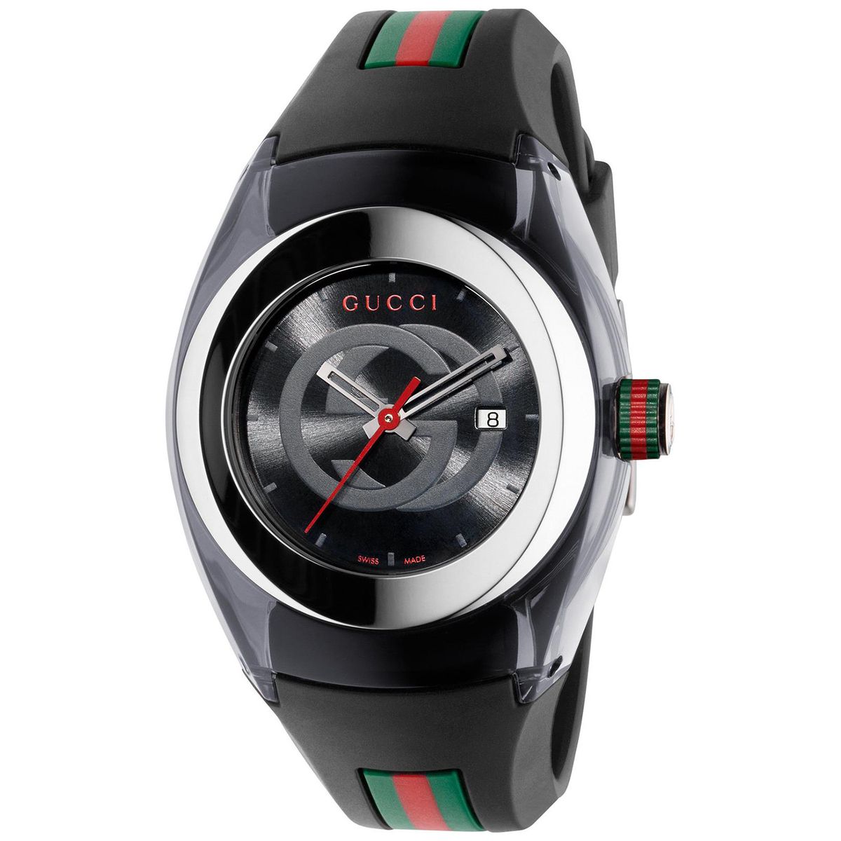 Gucci Unisex Sync Rubber 46mm Watch