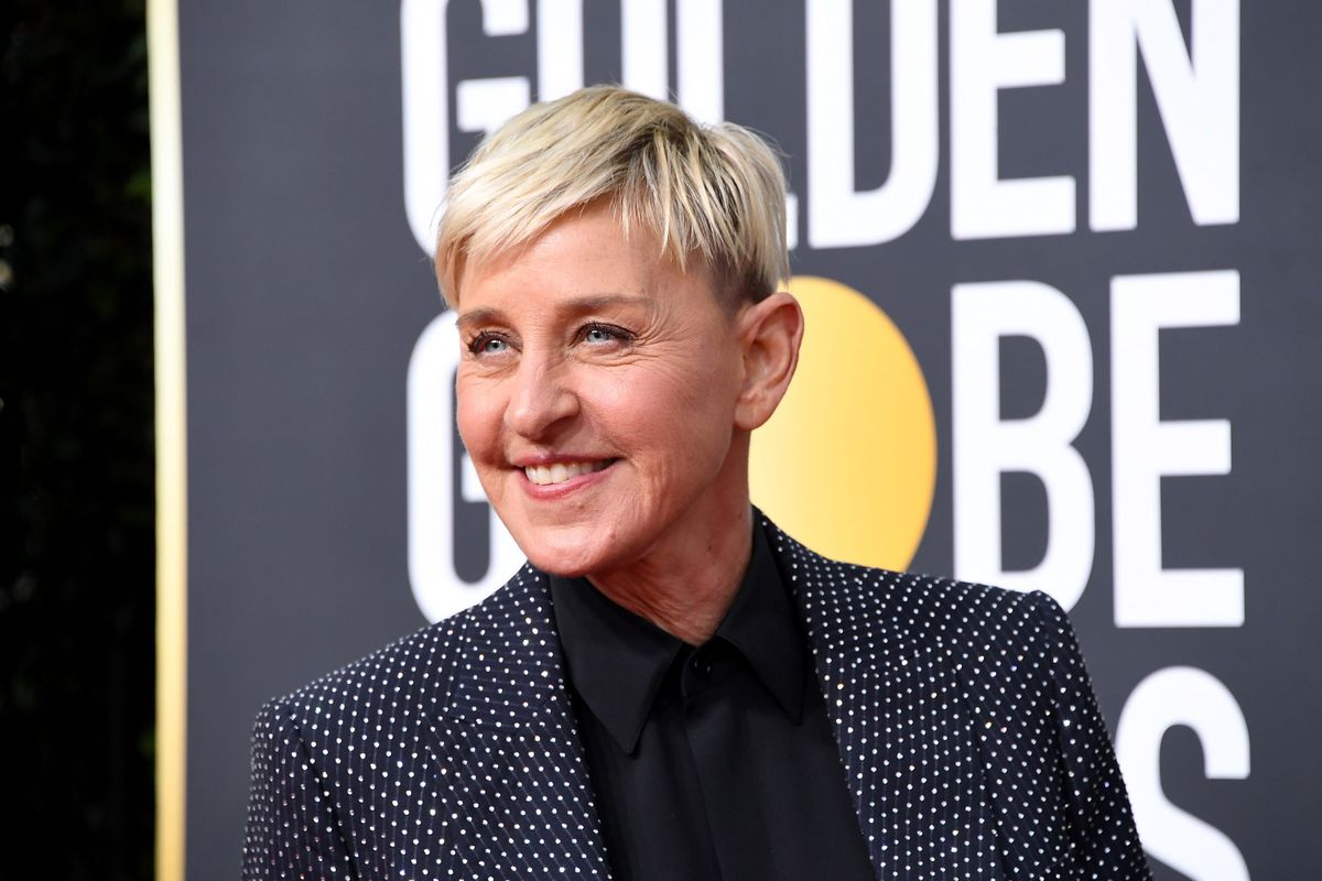 Ellen DeGeneres Golden Globes Hair