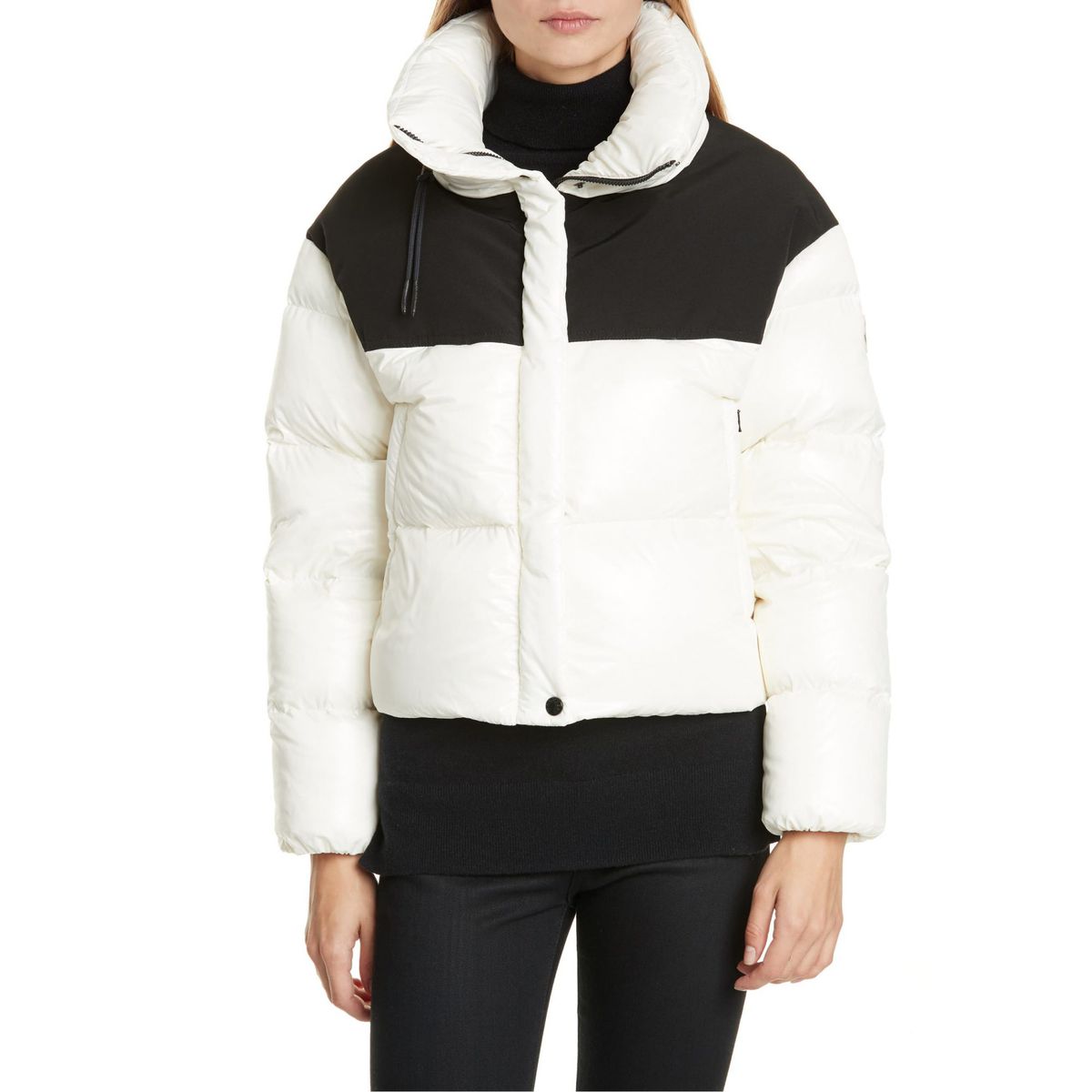 Moncler Nil Colorblock Quilted Down Puffer Jacket
