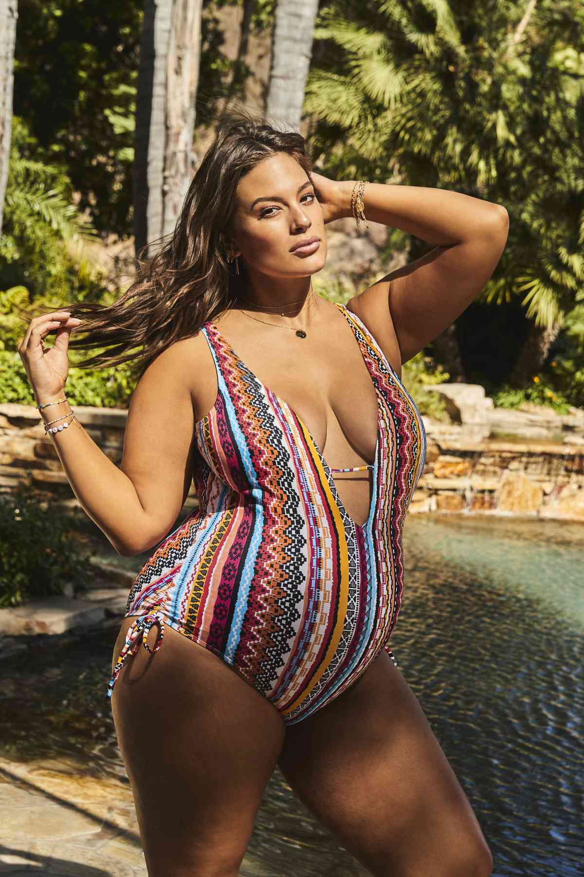 Ashley Graham Swimsuits For All Pregnant Campaign