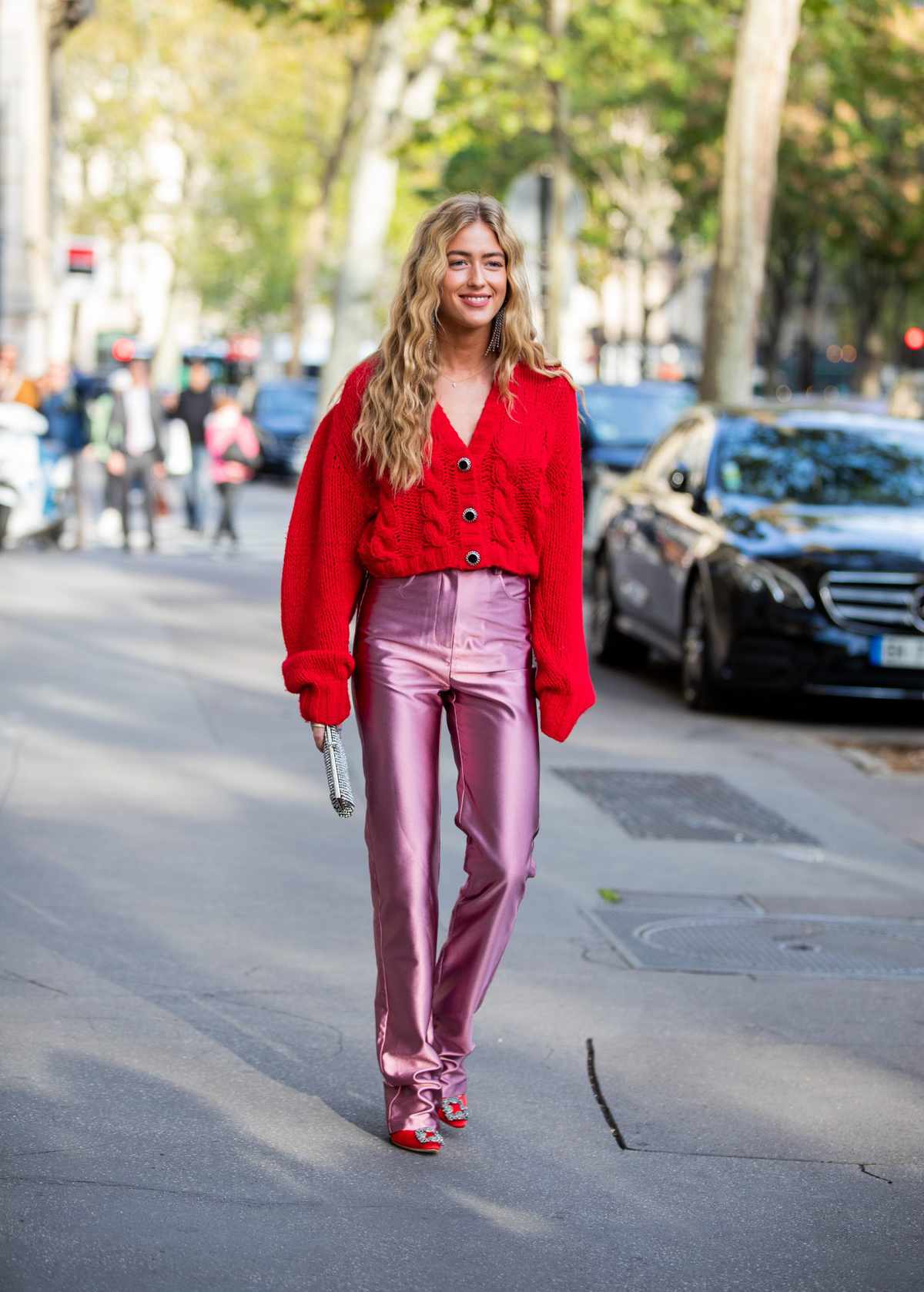 Color Pairing Ideas - Pink and Red Outfit