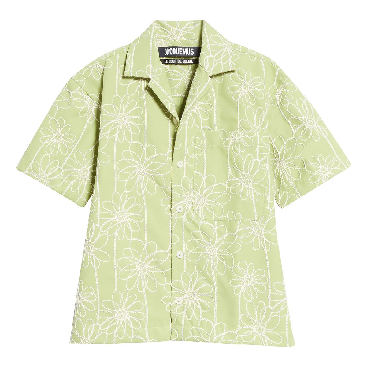 Jacquemus Embroidered Twill Shirt
