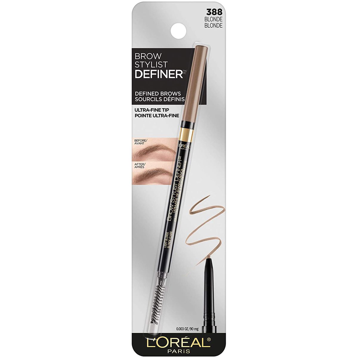 L'Oreal Paris Makeup Brow Stylist Definer Waterproof Eyebrow Pencil