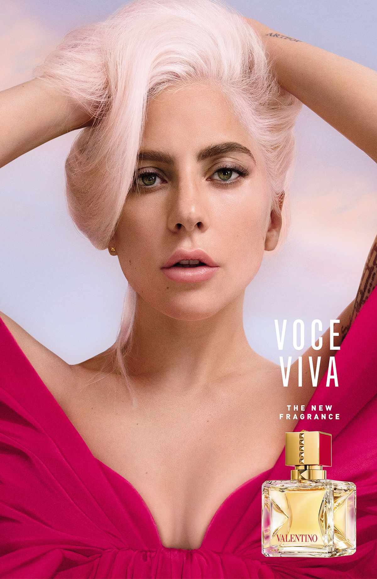 Lady Gaga Valentino Voce Viva Fragrance Campaign