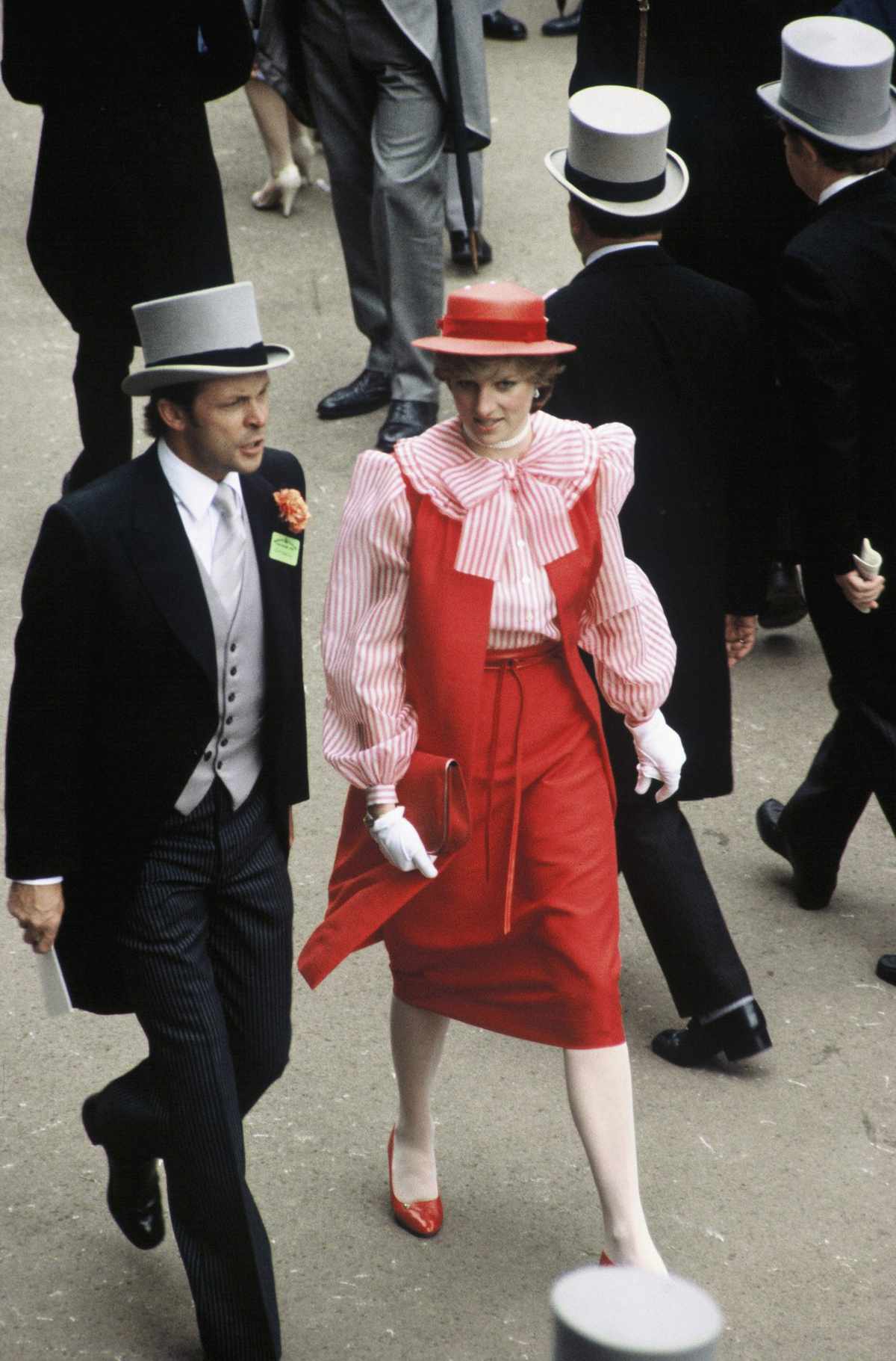 Princess Diana Red Outfits