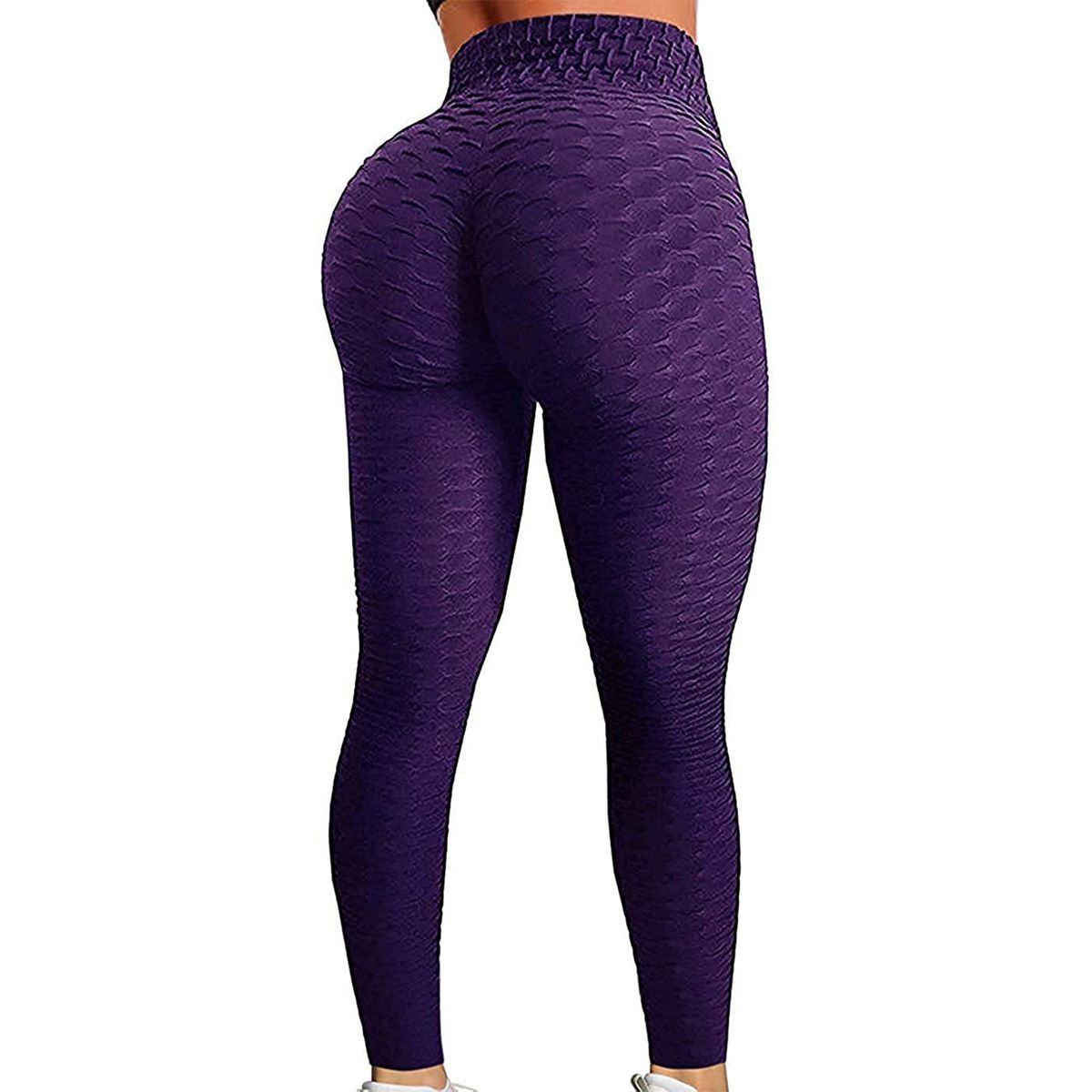 purple high waist leggings