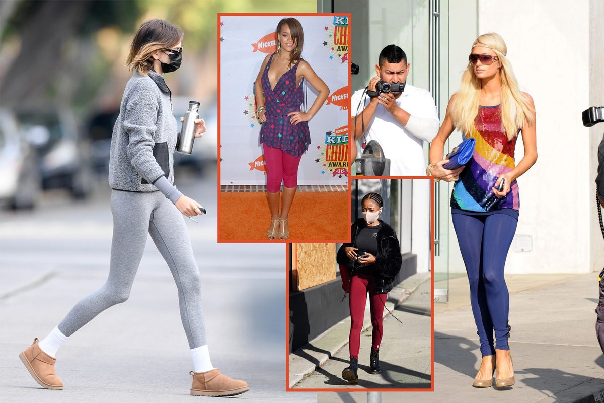 The Confusing Leggings Trend We Loved in 2008 Is Trying to Return