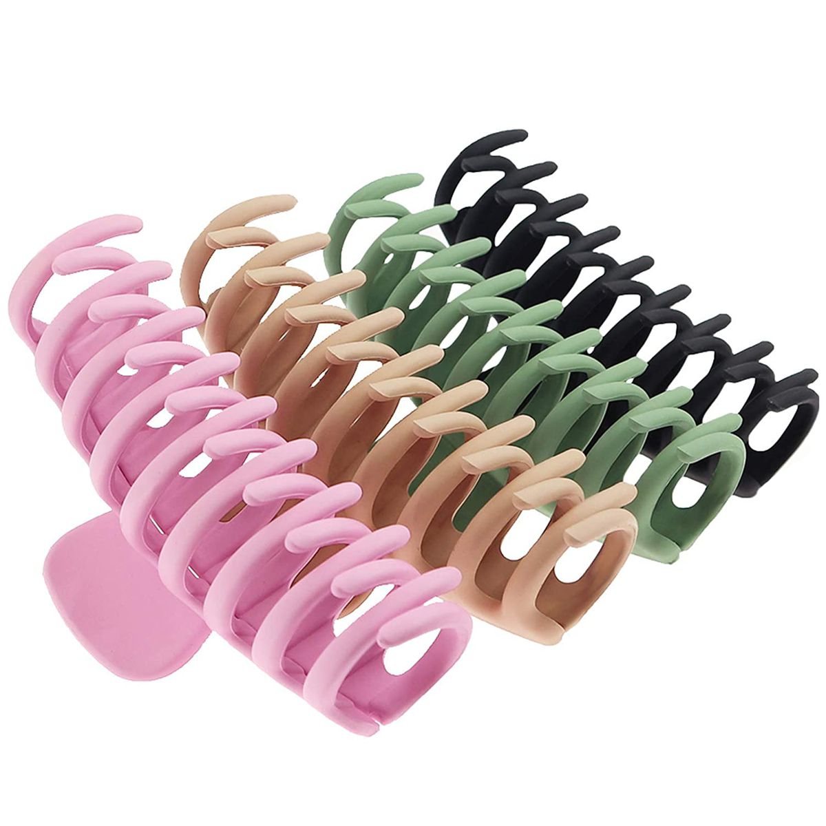 TOCESS Big Hair Claw Clips 4 Inch Nonslip Large Claw Clip