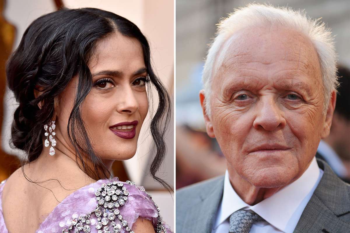 Salma Hayek and Anthony Hopkins Celebrated His Oscar Win With a Dance Party