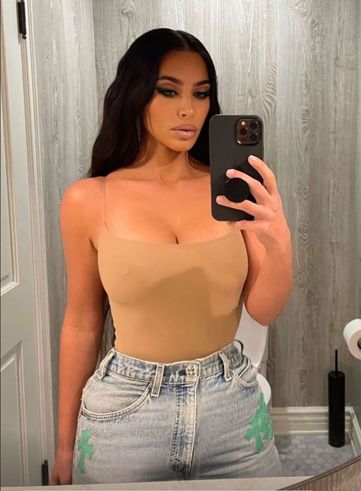 Kardashian blonde kim naked Kim Kardashian's