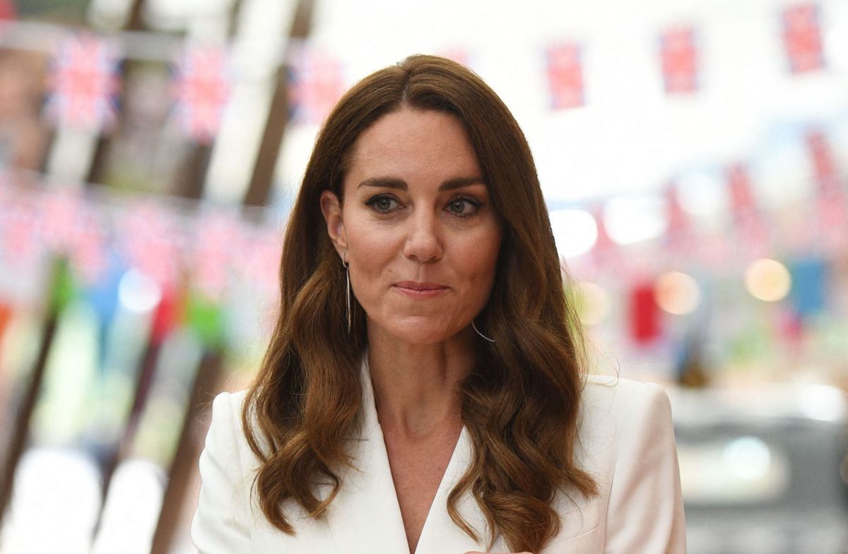 Kate Middleton Wore a White Dress Coat