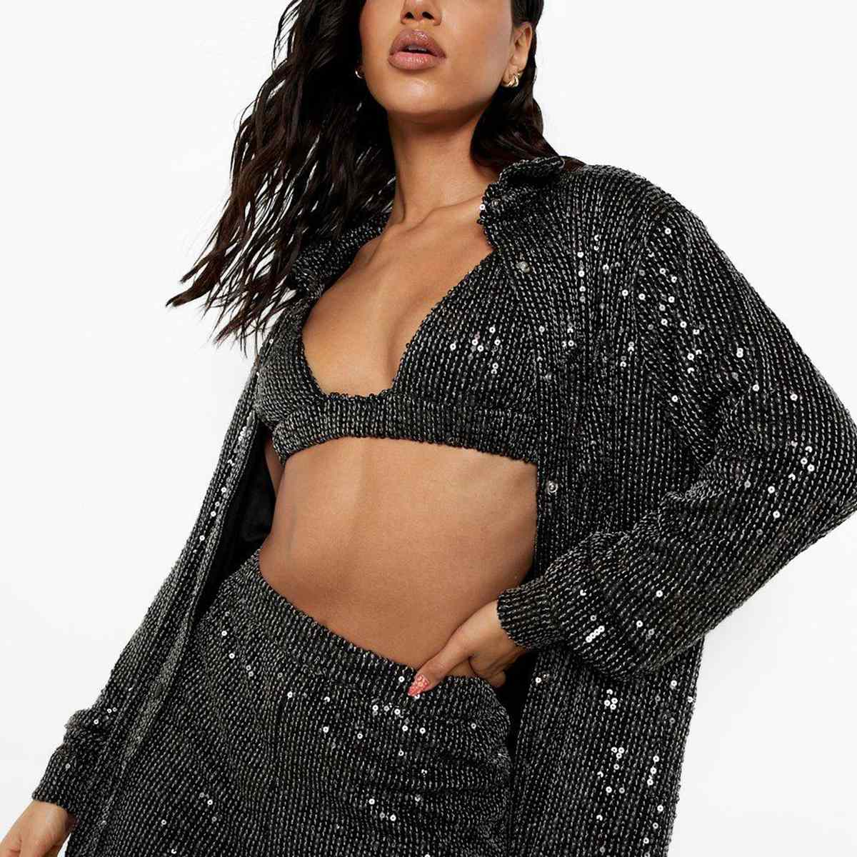 Boohoo holiday party outfits/sitewide sale