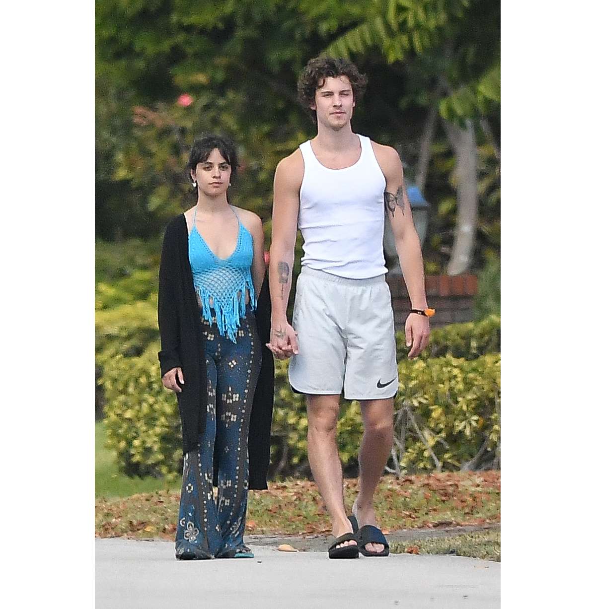 Camila Cabello And Shawn Mendes Seen Walking Together As They Self-quarantine In Miami, Florida