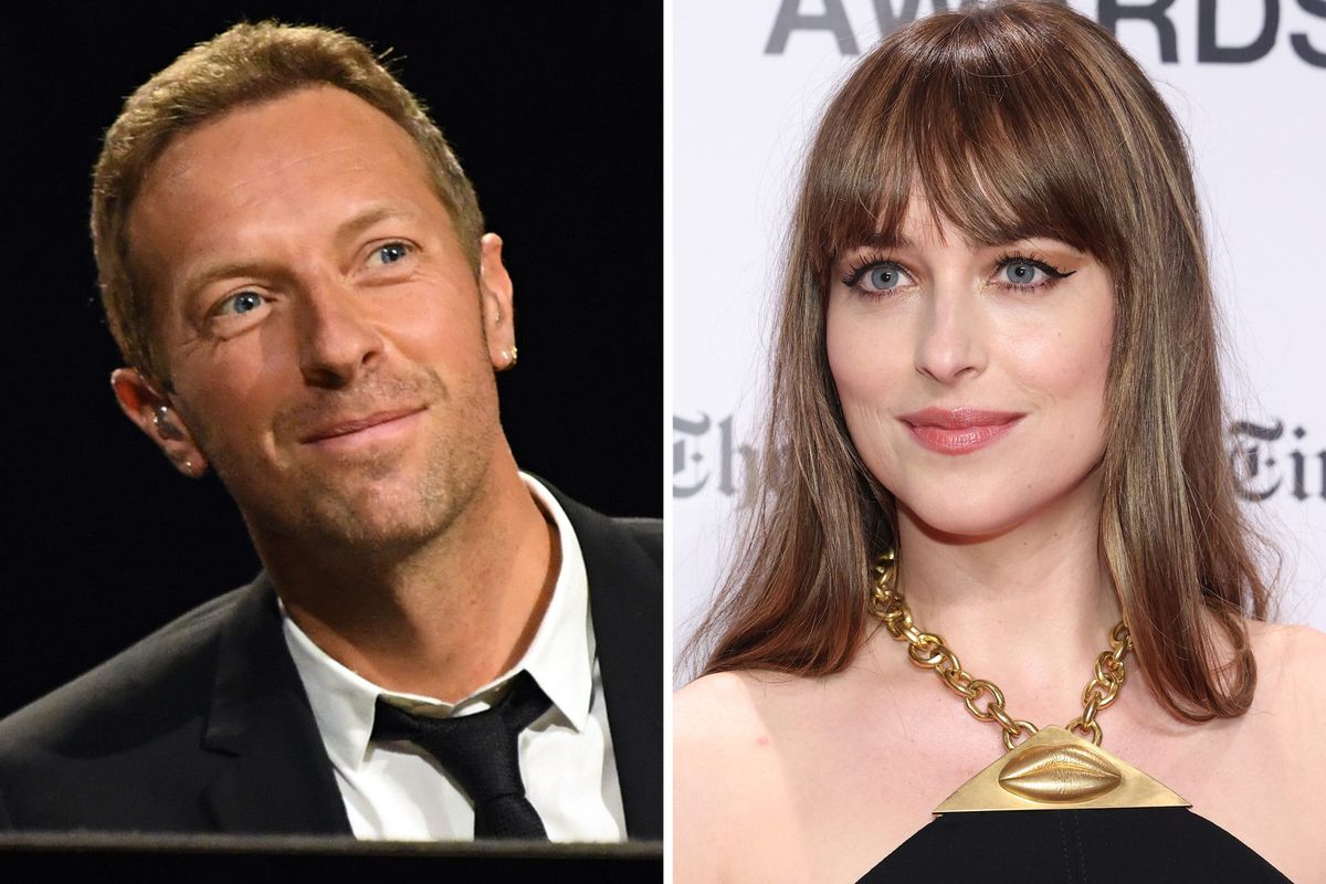 Chris Martin Made an Appearance During a Zoom Interview With Dakota Johnson