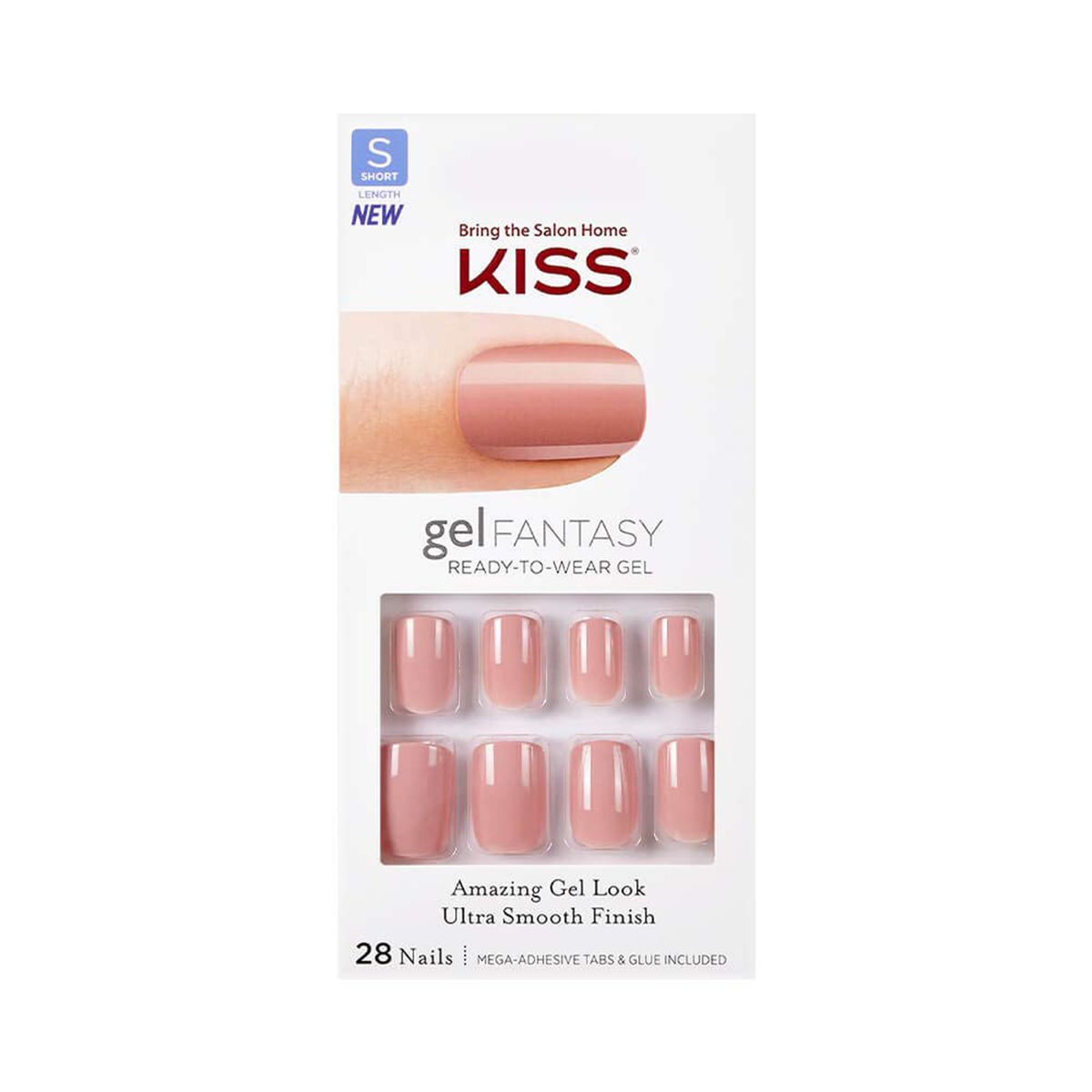 KISS Gel Fantasy Ready-to-Wear Press-On Gel Nails