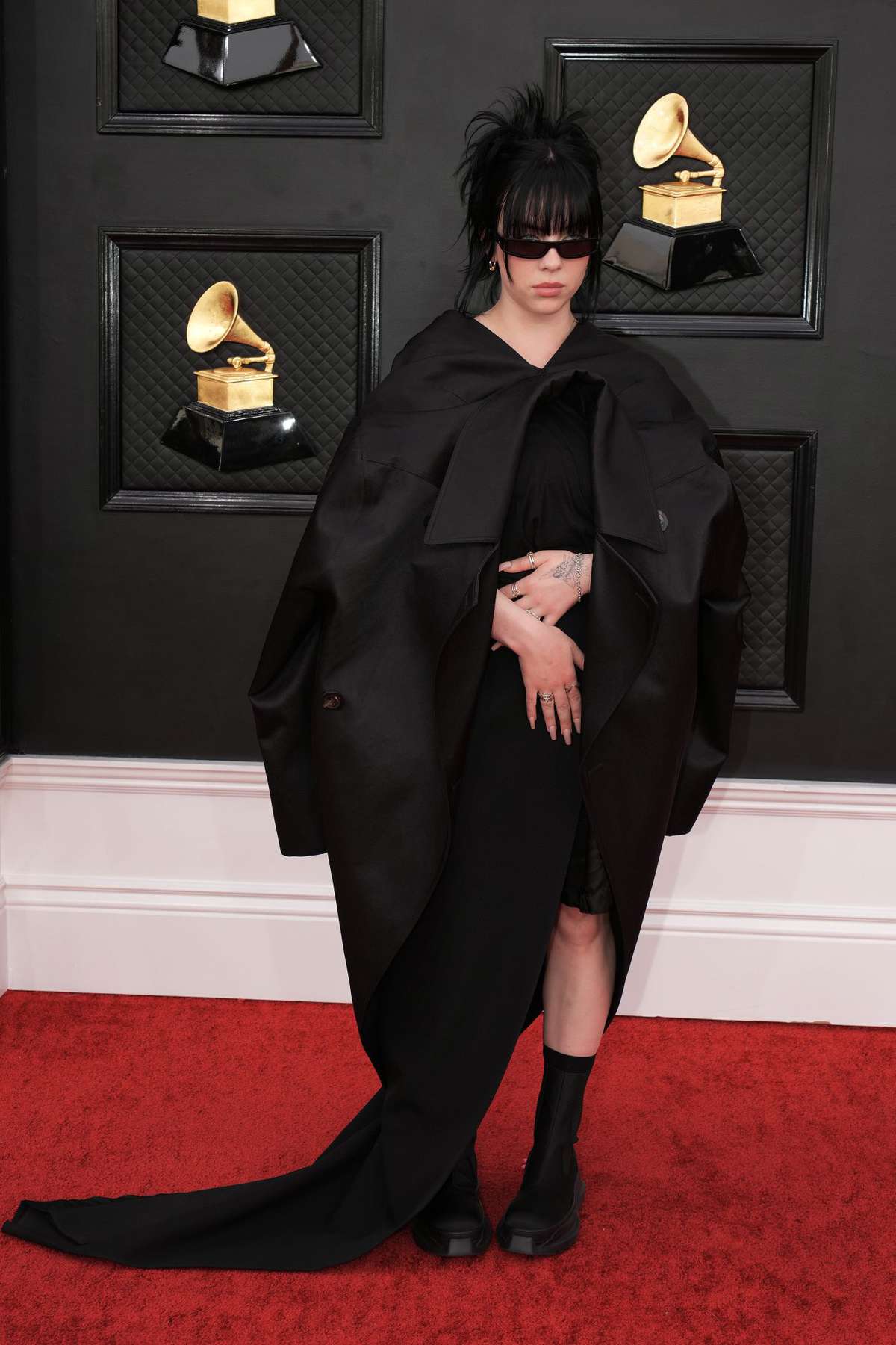 Billie Eilish 2022 Grammys Red Carpet