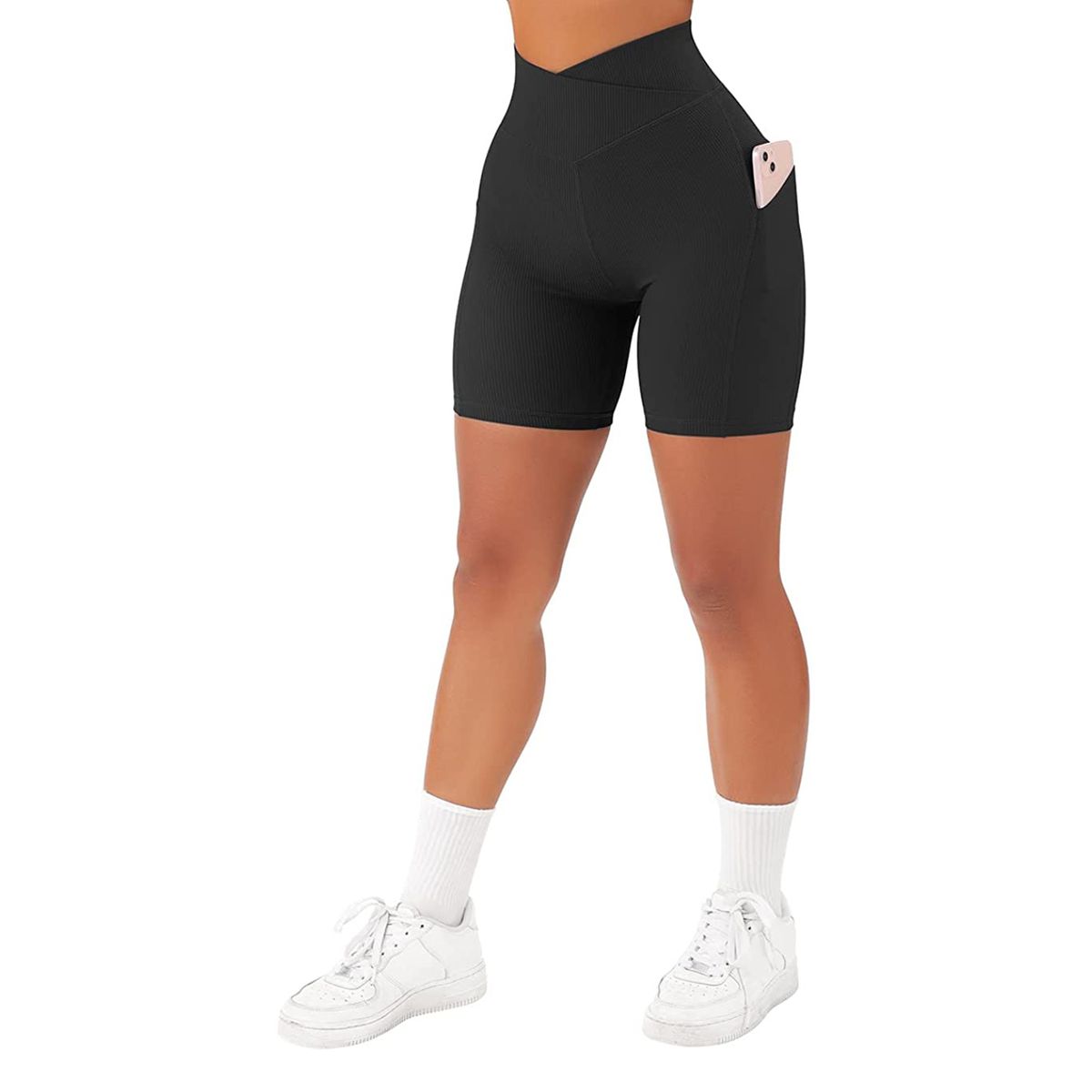 SUUKSESS Women Cross Workout Biker Shorts
