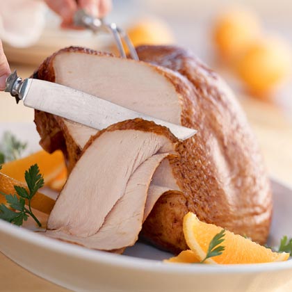 Q. What temperature does the turkey need to hit to be safe?