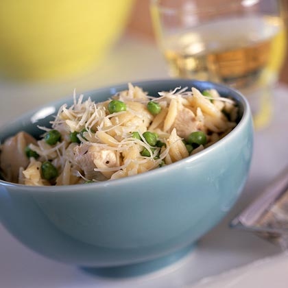 Orzo with Chicken and Asiago 