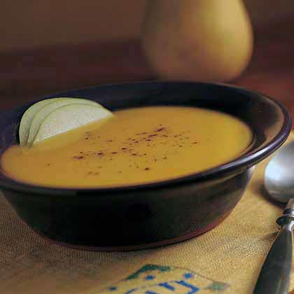 Curried Squash-and-Pear Bisque 