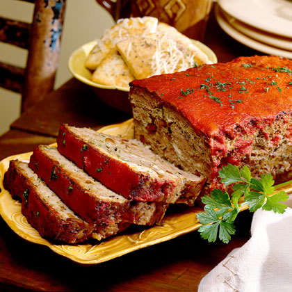 Lamb Meat Loaf with Feta Cheese 