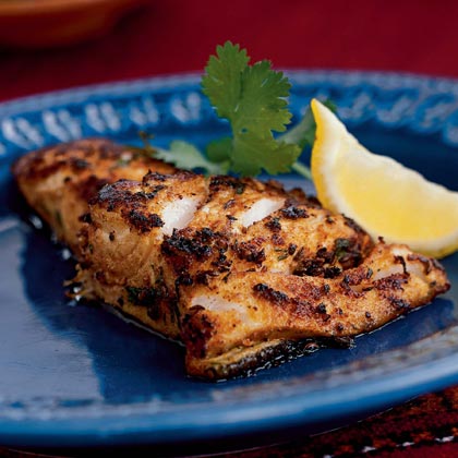 Sea Bass Crusted with Moroccan Spices 