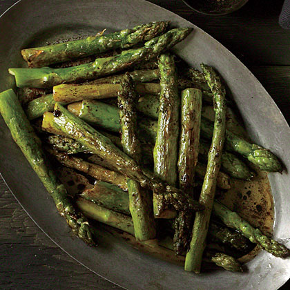 Roasted Asparagus with Balsamic Browned Butter 