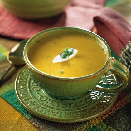Creamy Southwestern Pumpkin Soup 