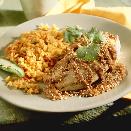 Chicken with Mole Sauce 