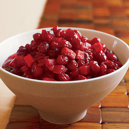 Cranberries with Apples and Brandy 